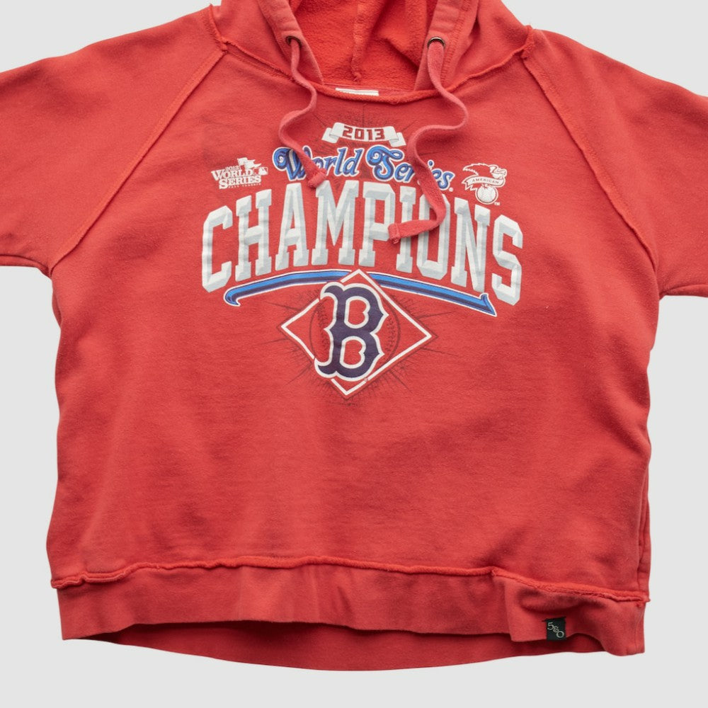 Boston Red Sox MLB Genuine Merchandise 2013 Hooded Pullover Sweatshirt - Red Vintage