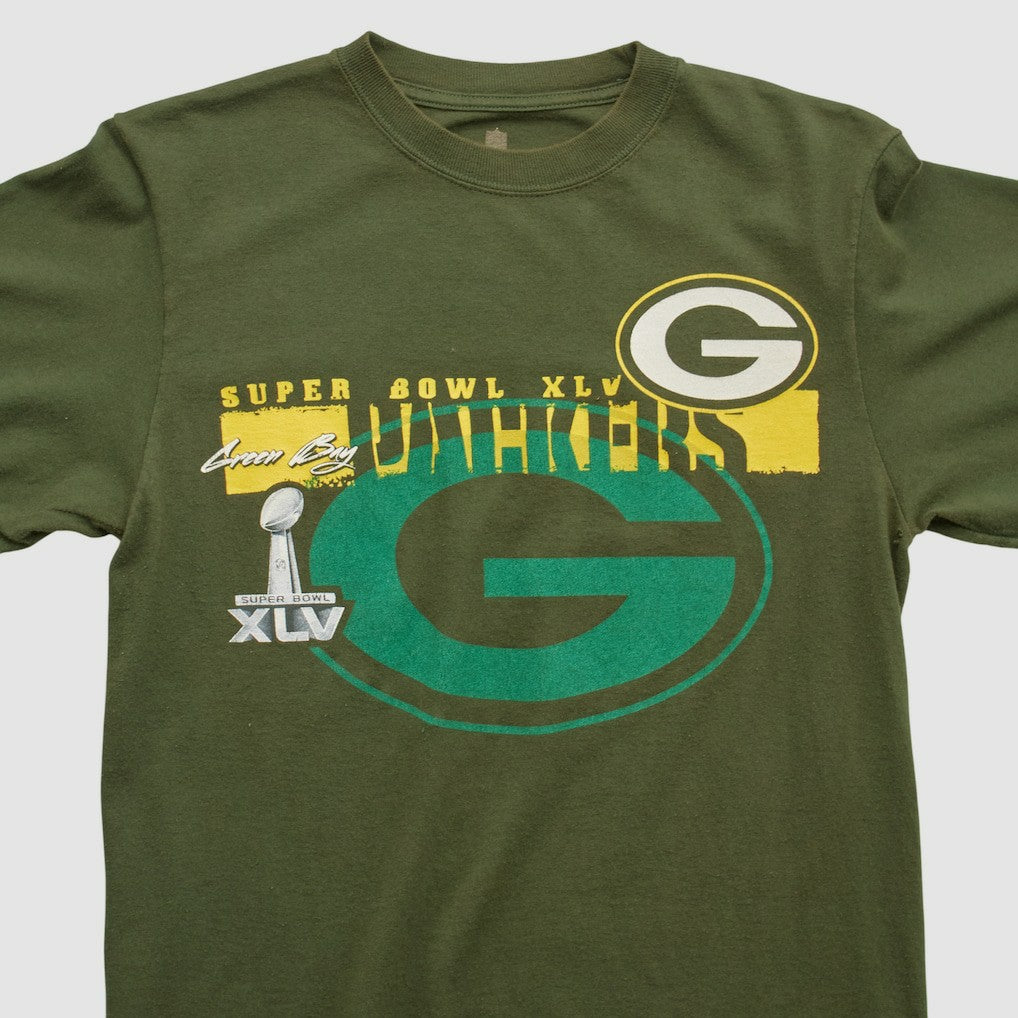 Green Bay Packers NFL 2011 Long Sleeve T-shirt - Green Vintage cheap