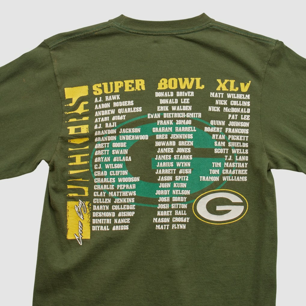 Green Bay Packers NFL 2011 Long Sleeve T-shirt - Green Vintage cheap