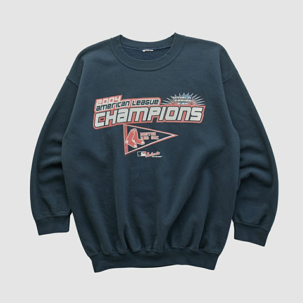 Boston Red Sox 2004 Pullover Sweatshirt - Black Vintage