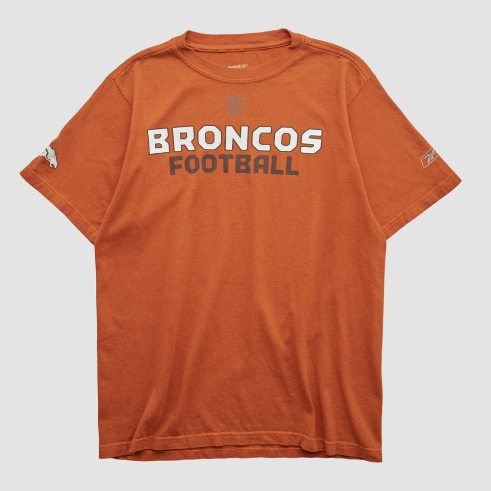 Denver Broncos Reebok 2000s T-shirt - Orange Vintage discount