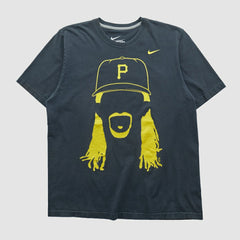 Pittsburgh Pirates 2010s T-shirt - Black Vintage | Nike