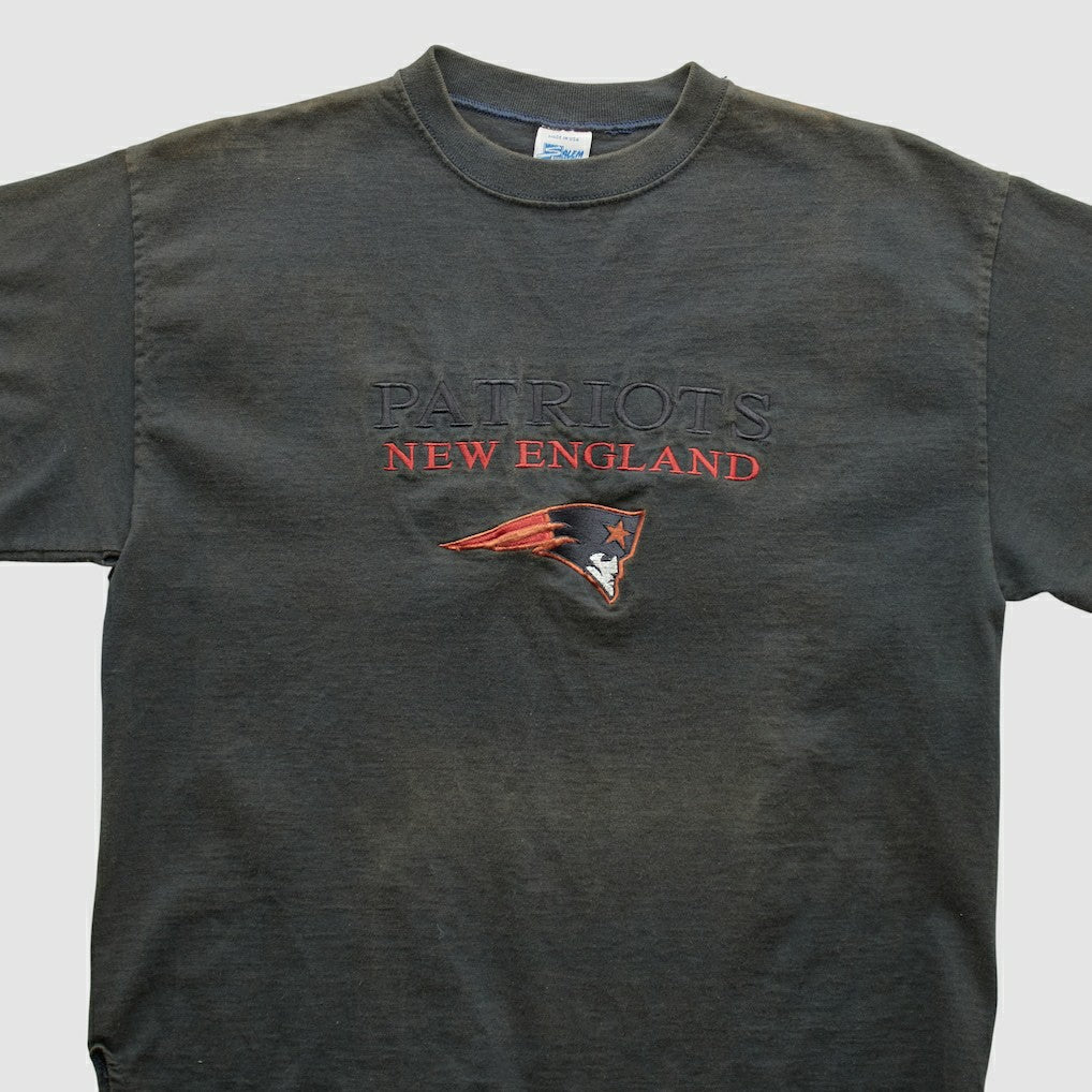 New England Patriots Salem Sportswear 90s T-shirt - Black Vintage cheap