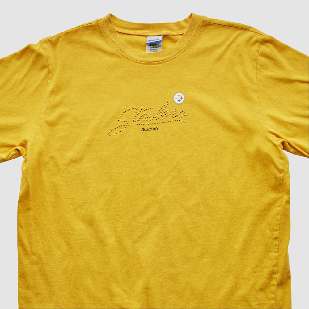 Pittsburgh Steelers Reebok 2000s T-shirt - Yellow Vintage on sale