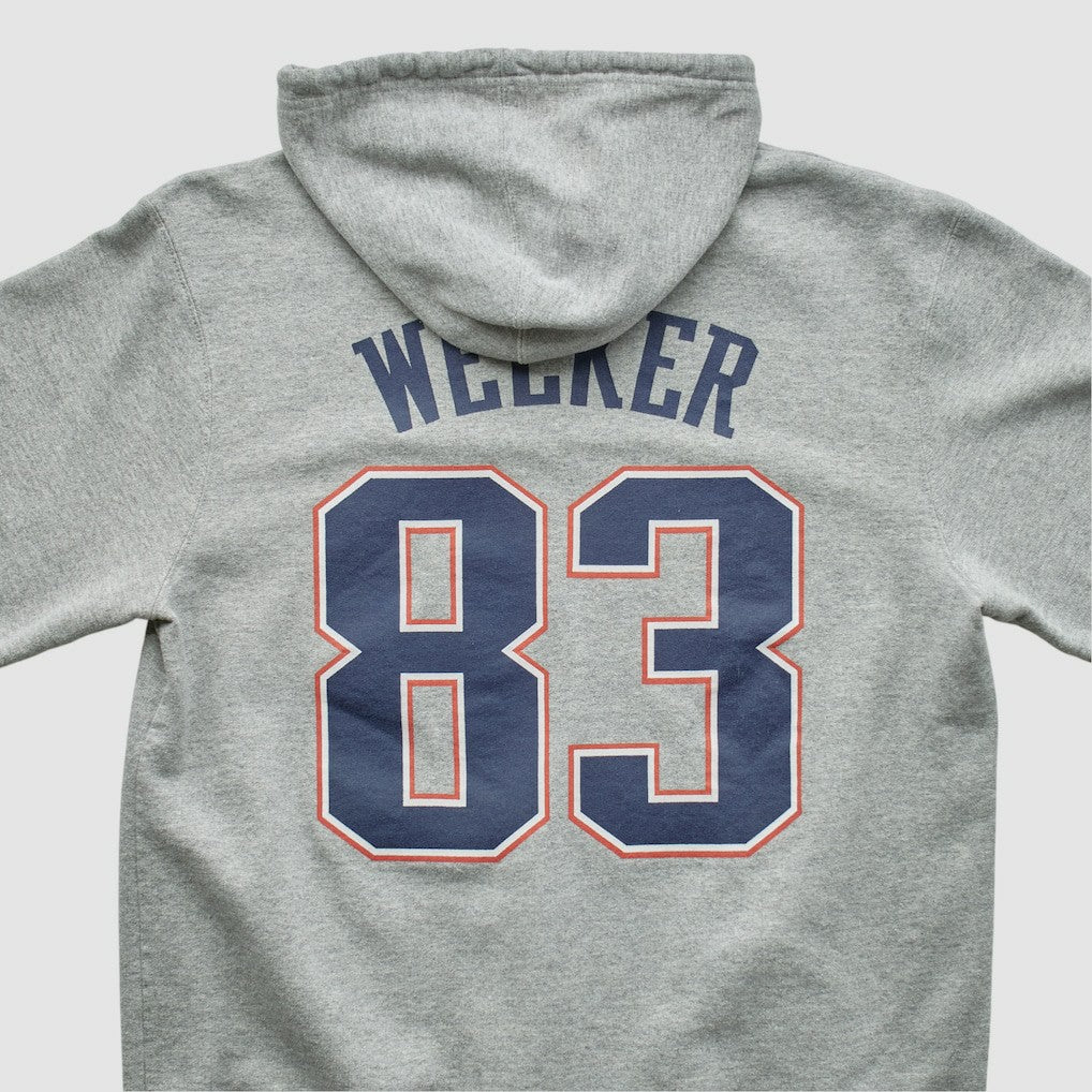 New England Patriots Reebok 2000s Hooded Pullover Sweatshirt - Heather Gray Vintage cheap