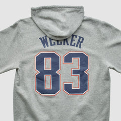 New England Patriots Reebok 2000s Hooded Pullover Sweatshirt - Heather Gray Vintage cheap