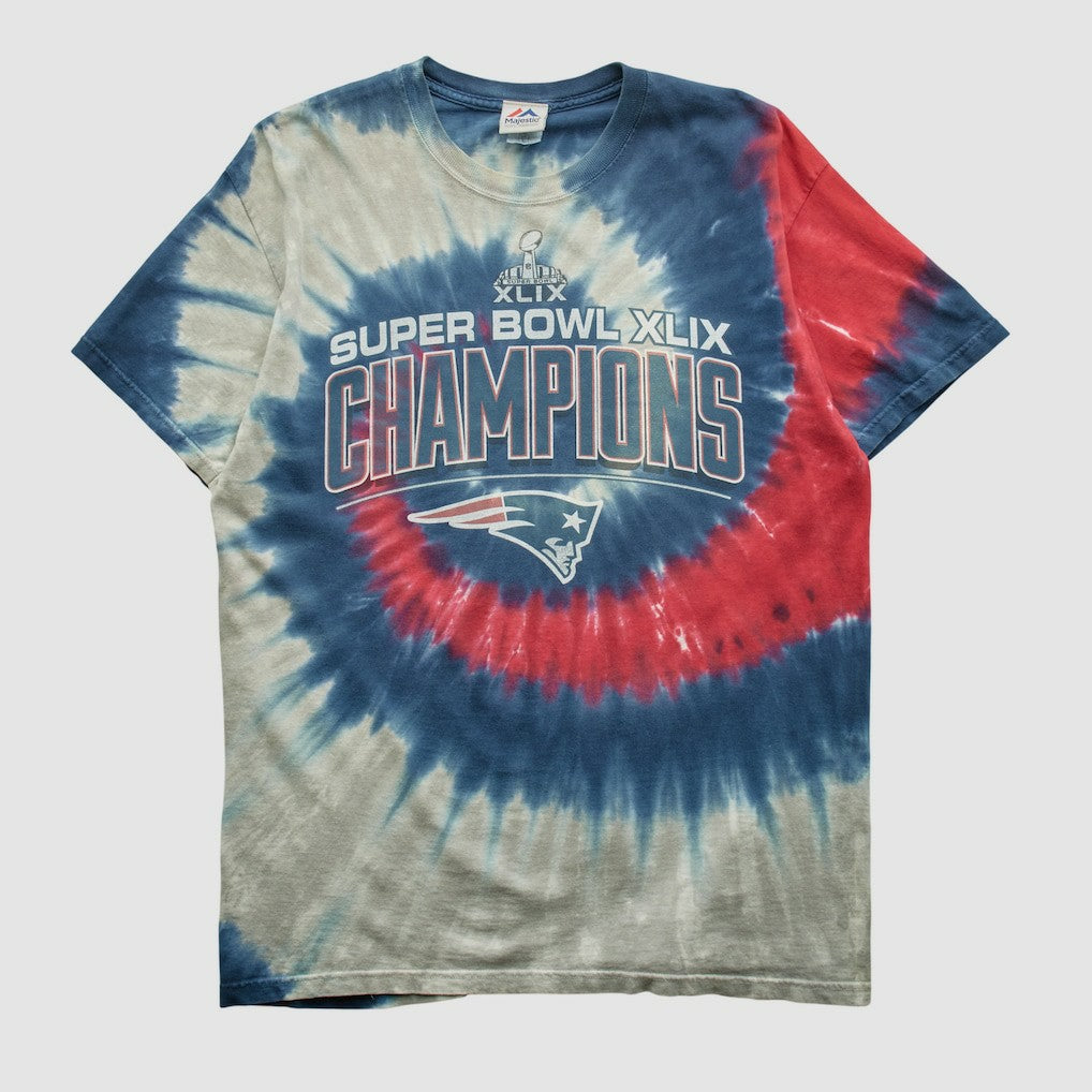 New England Patriots Majestic 2015 T-shirt - Navy Vintage discount