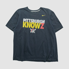 Pittsburgh Pirates 2010s T-shirt - Black Vintage | Nike