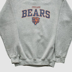 Chicago Bears Gildan 1999 Pullover Sweatshirt - Heather Gray - Yth L Real Vintage sale