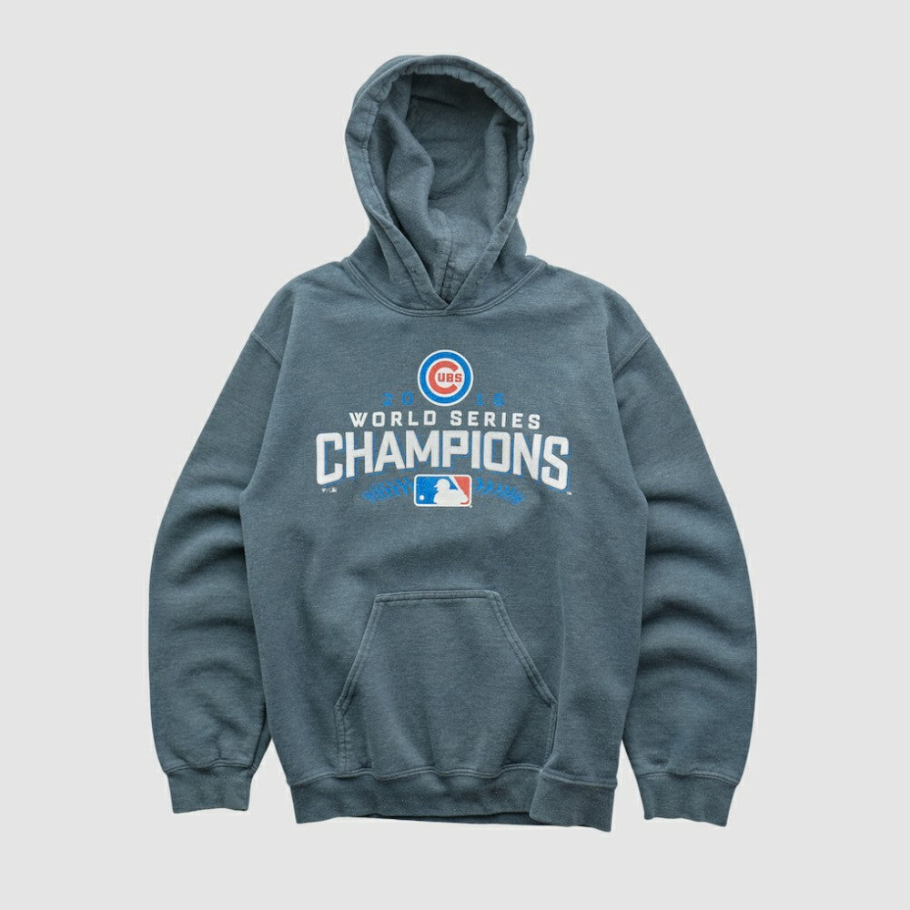 World Series Champions 2016 Hooded Pullover Sweatshirt - Dark Heather Gray Vintage
