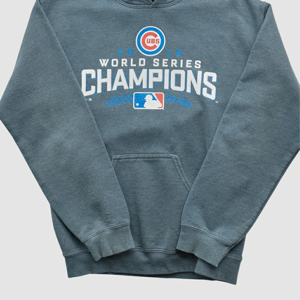 World Series Champions 2016 Hooded Pullover Sweatshirt - Dark Heather Gray Vintage