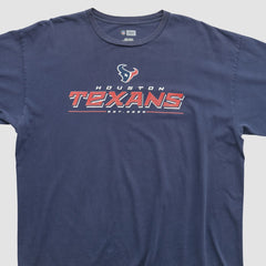 Houston Texans NFL 2010s T-shirt - Navy Vintage on sale