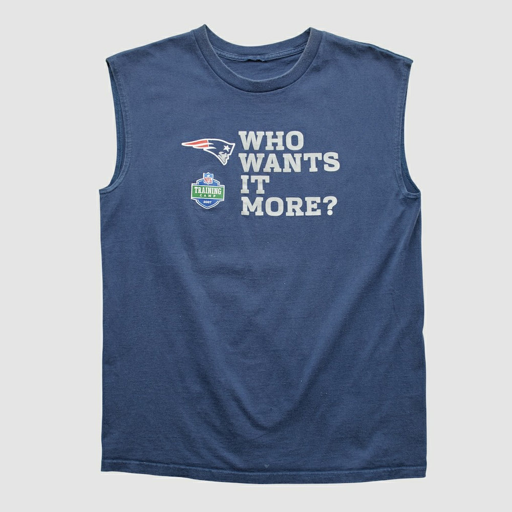 New England Patriots 2007 Tank - Navy Vintage for sale