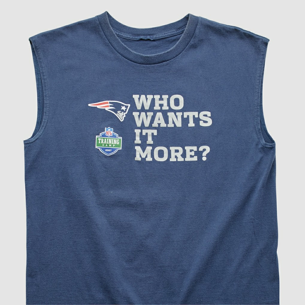 New England Patriots 2007 Tank - Navy Vintage for sale