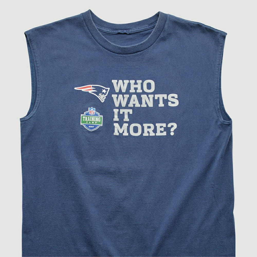 New England Patriots 2007 Tank - Navy Vintage for sale