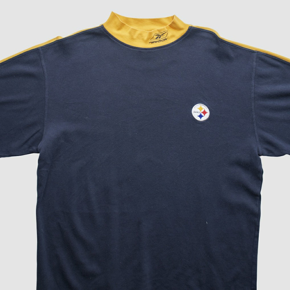 Pittsburgh Steelers Reebok 2000s Long Sleeve T-shirt - Black Vintage sale