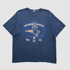 New England Patriots Delta 2015 T-shirt - Navy Vintage on sale