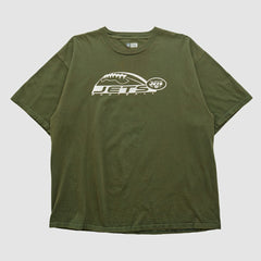 New York Jets NFL 2000s T-shirt - Olive Vintage sale