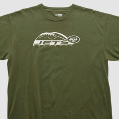 New York Jets NFL 2000s T-shirt - Olive Vintage sale