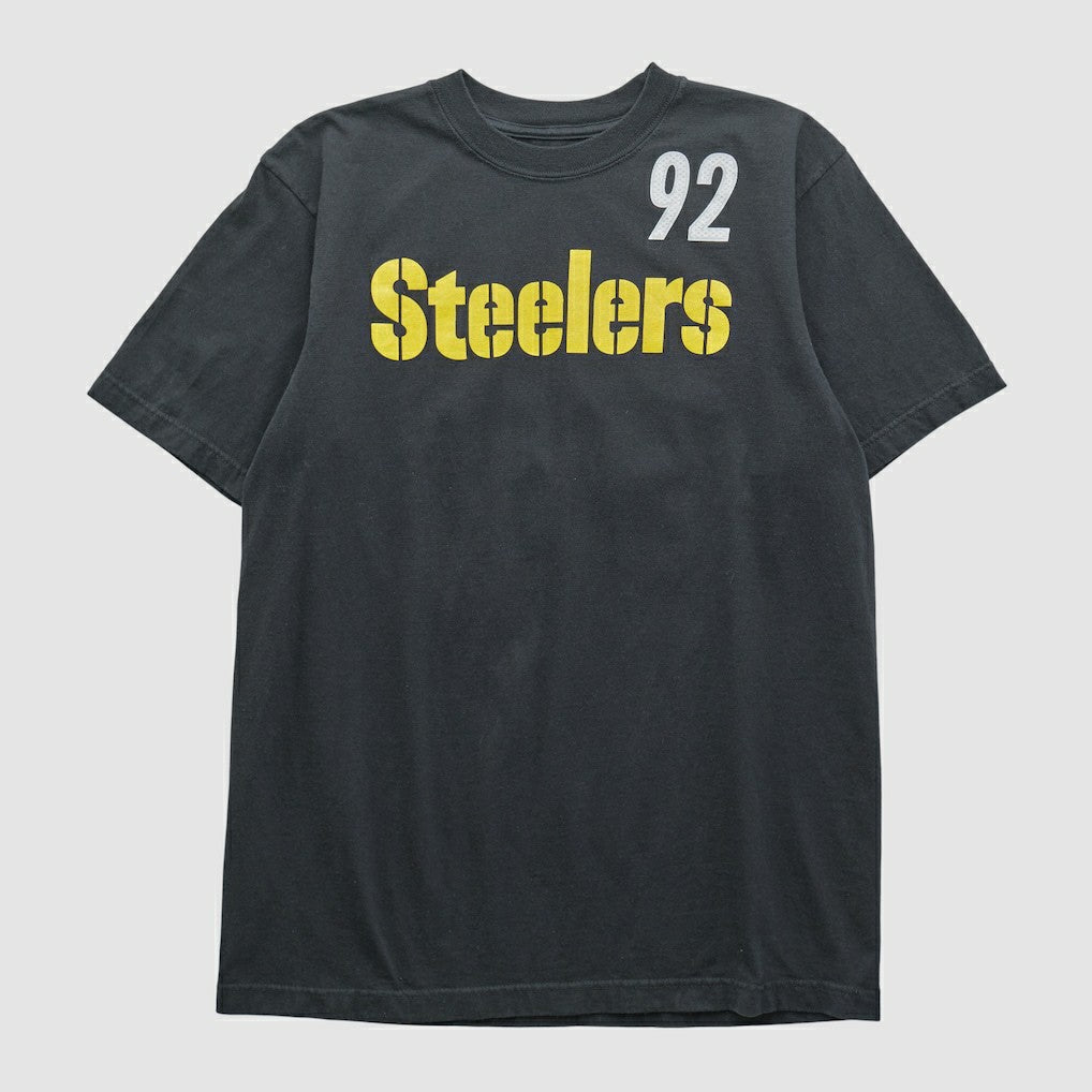 Pittsburgh Steelers Reebok 2000s T-shirt - Black Vintage outlet