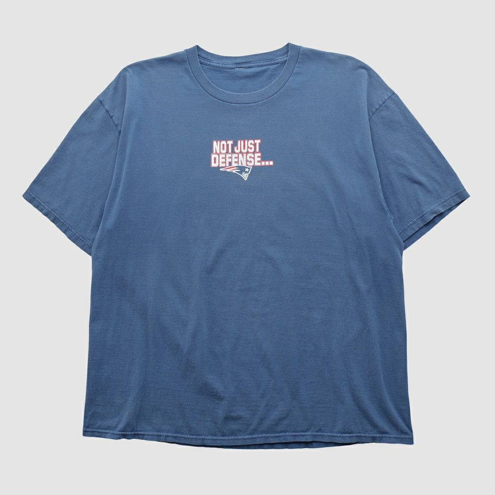New England Patriots 2000s T-shirt - Blue Vintage sale
