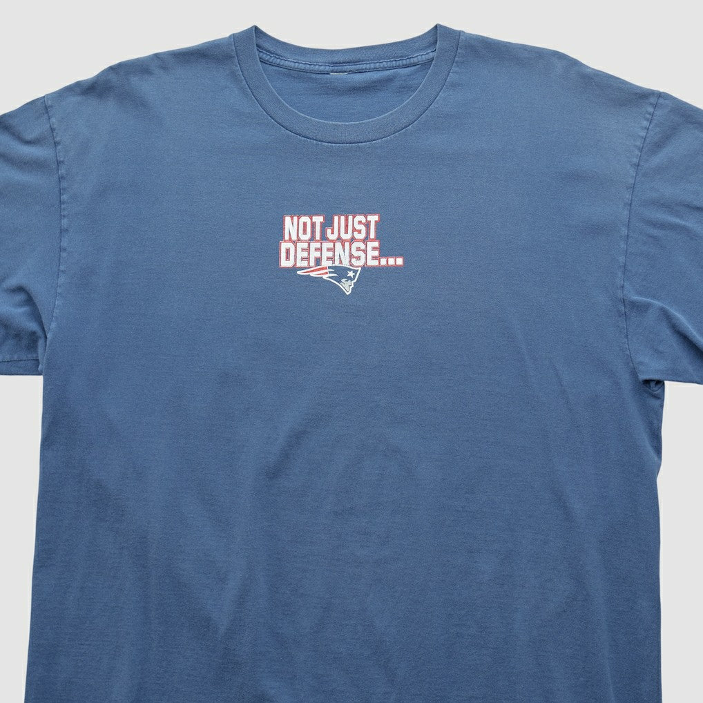 New England Patriots 2000s T-shirt - Blue Vintage sale