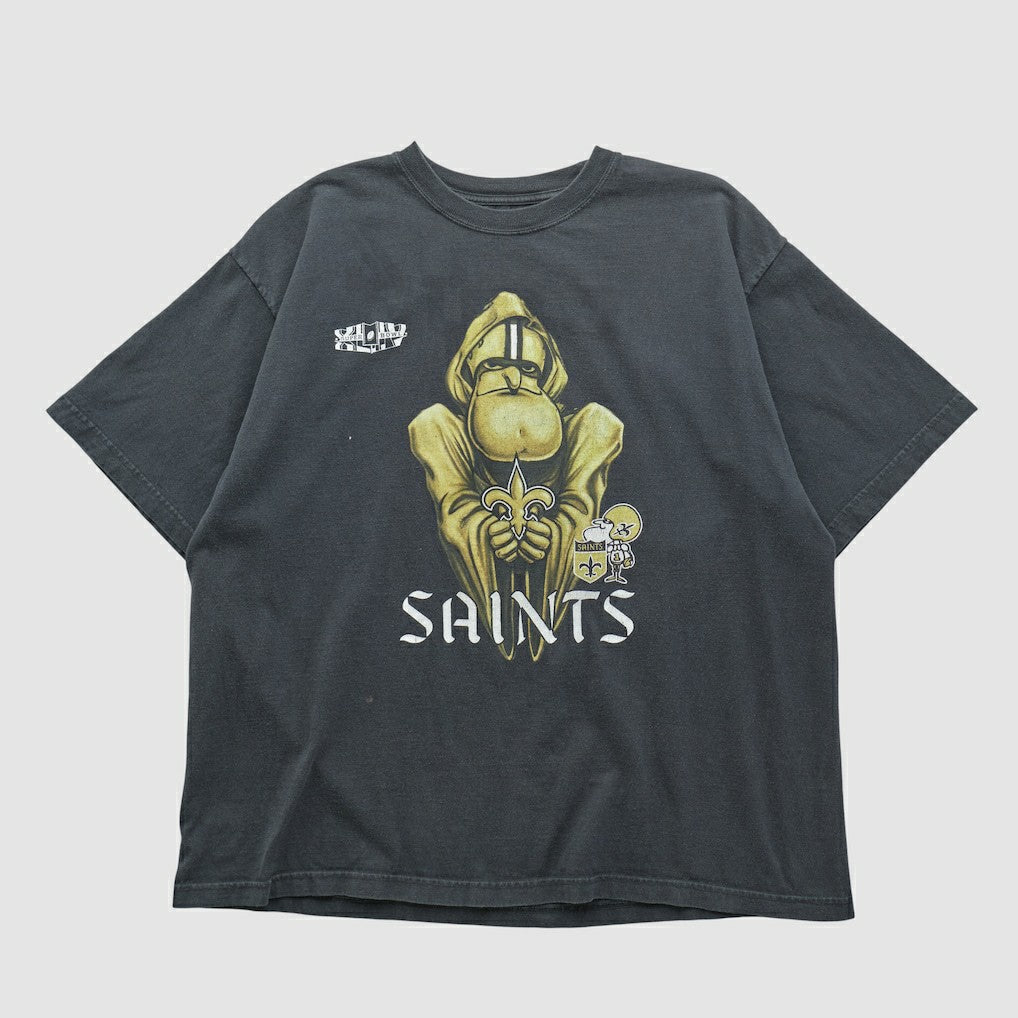 New Orleans Saints Reebok 2010 T-shirt - Black Vintage sale