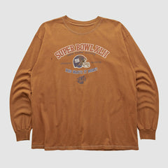 Super Bowl XLII 2008 Long Sleeve T-shirt - Clay Vintage online