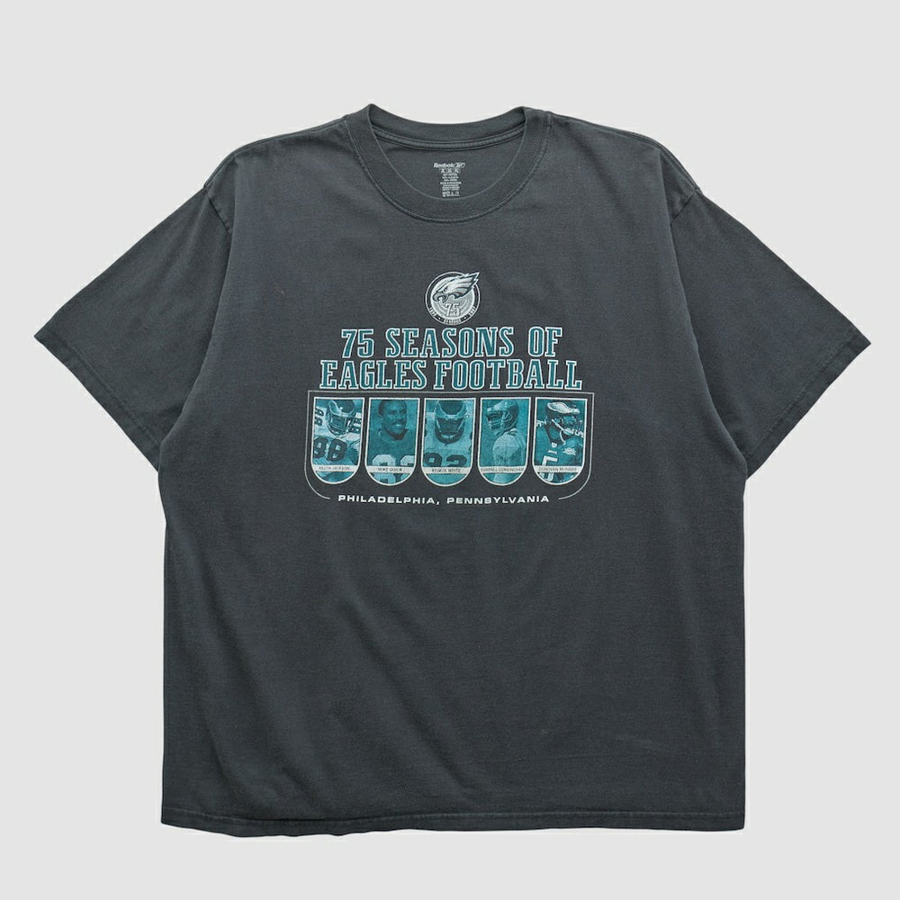 Philadelphia Eagles Reebok 2007 T-shirt - Black Vintage for sale