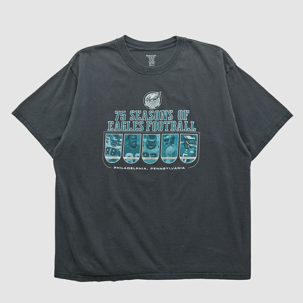 Philadelphia Eagles Reebok 2007 T-shirt - Black Vintage for sale