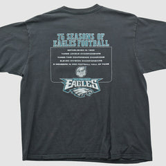 Philadelphia Eagles Reebok 2007 T-shirt - Black Vintage for sale
