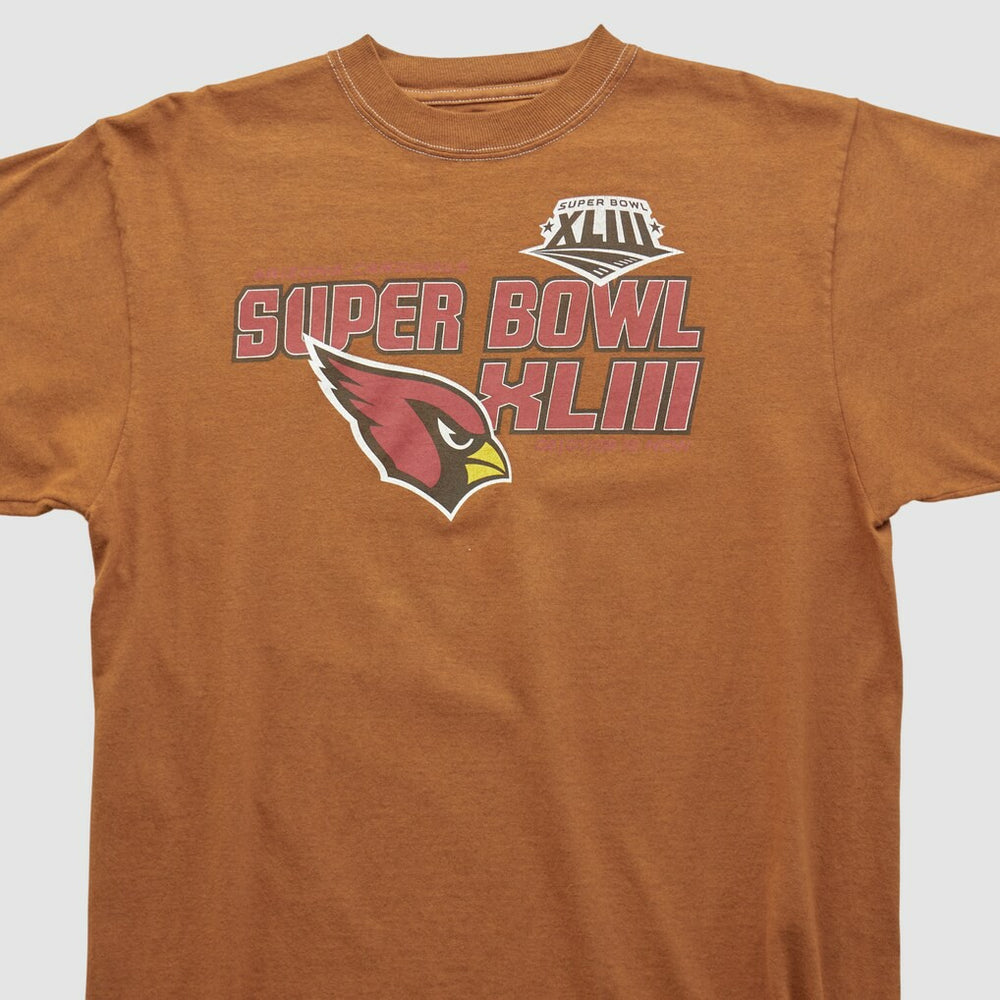 Super Bowl XLIII Reebok 2009 T-shirt - Clay Vintage for sale