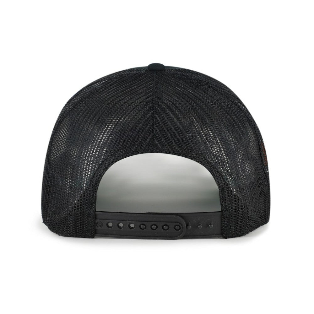 Utah Mammoth '47 Frame Out Mesh Rope Hitch Adjustable Hat Black