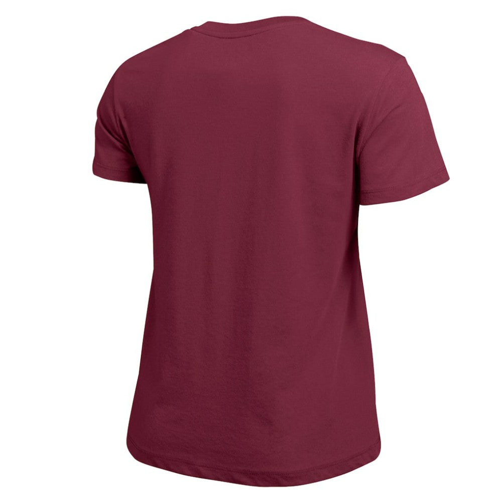 Colorado Avalanche Champion Women's Wordmark Lockup T-Shirt Burgundy