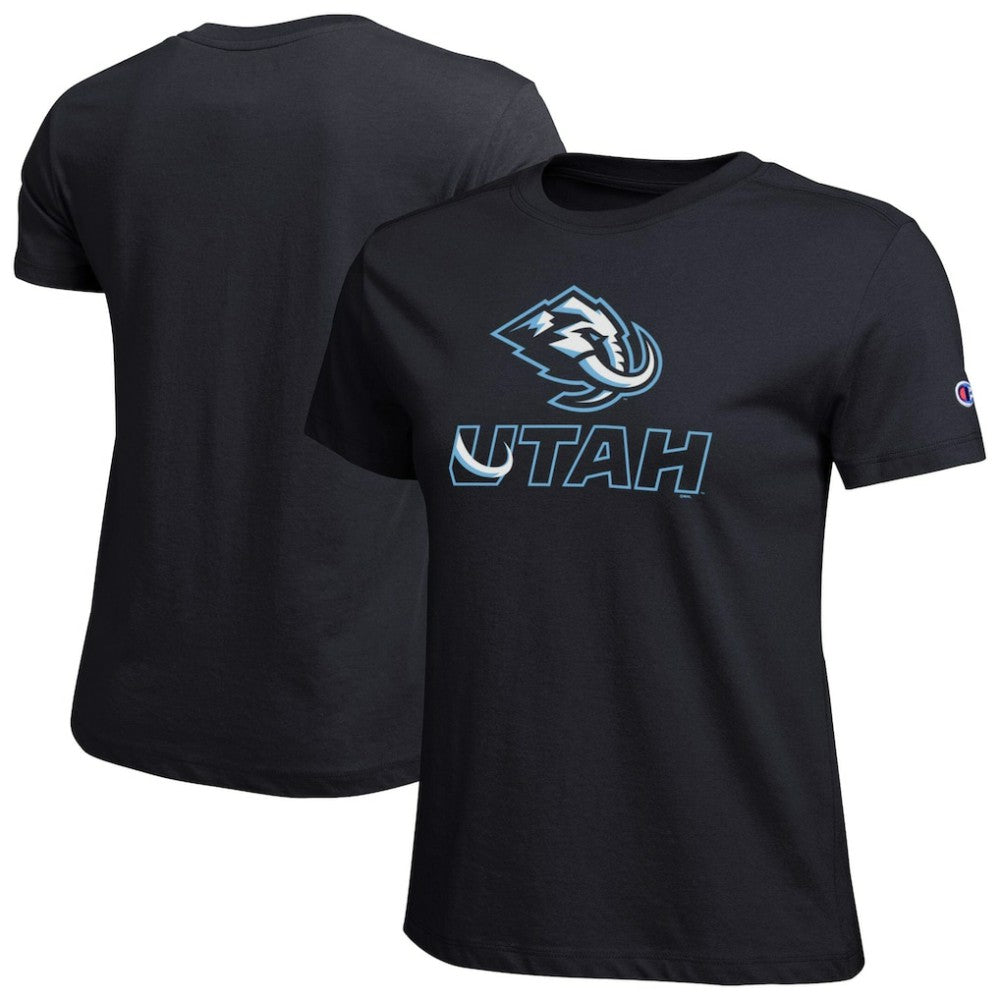 Utah Mammoth Champion Women's Wordmark Lockup T-Shirt Black