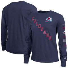 Colorado Avalanche Champion Women's 2-Hit Long Sleeve T-Shirt Navy