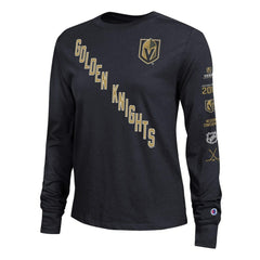 Vegas Golden Knights Champion Women's 2-Hit Long Sleeve T-Shirt Black