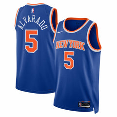 José Alvarado New York Knicks Unisex Swingman Jersey - Icon Edition - Blue | Nike for sale
