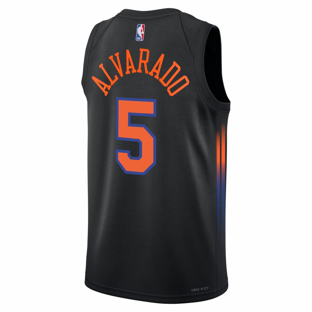 José Alvarado New York Knicks Jordan Brand Unisex Swingman Jersey - Statement Edition - Black on sale