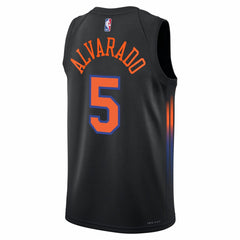 José Alvarado New York Knicks Jordan Brand Unisex Swingman Jersey - Statement Edition - Black on sale