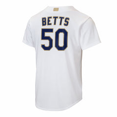 Mookie Betts Los Angeles Dodgers Youth 2026 Gold Collection Home Replica Jersey - White | Nike