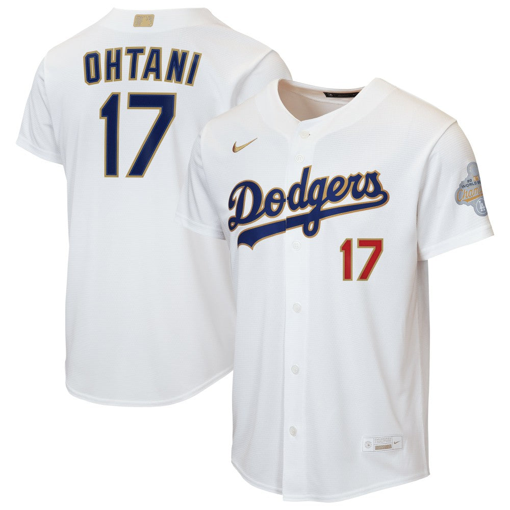 Shohei Ohtani Los Angeles Dodgers Youth 2026 Gold Collection Home Replica Jersey - White | Nike