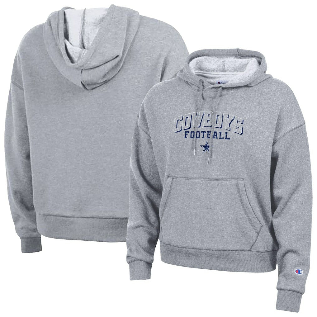 Dallas Cowboys Champion Women's Triumph Tri-Blend Hoodie - Heather Gray outlet