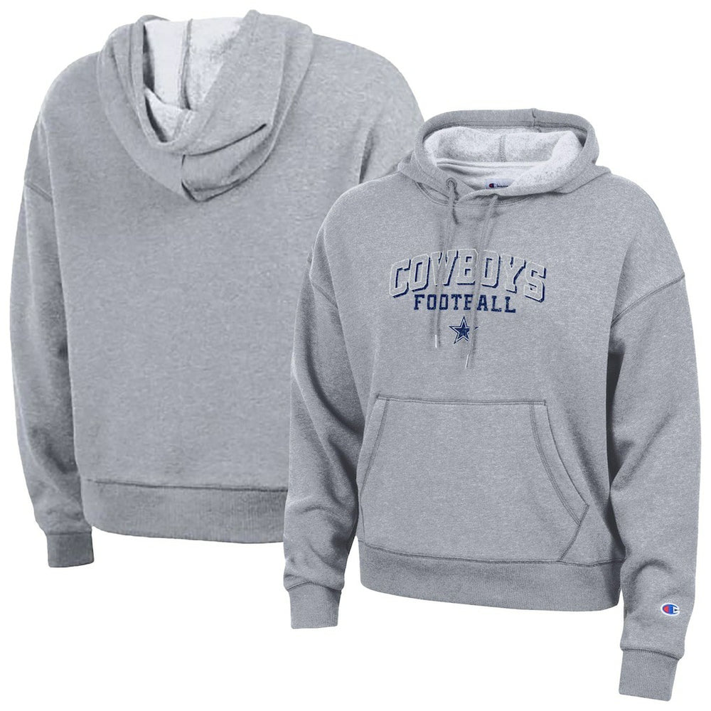 Dallas Cowboys Champion Women's Triumph Tri-Blend Hoodie - Heather Gray outlet