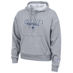 Dallas Cowboys Champion Women's Triumph Tri-Blend Hoodie - Heather Gray outlet