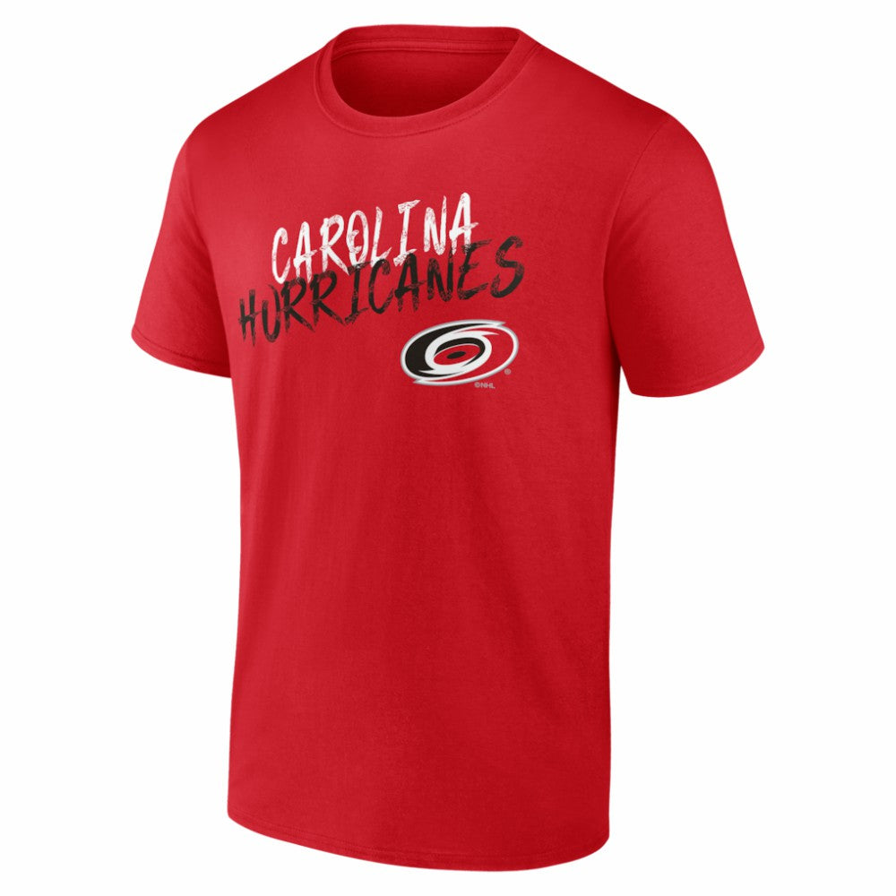 Carolina Hurricanes Big & Tall Hustle Personalized Name & Number T-Shirt Red