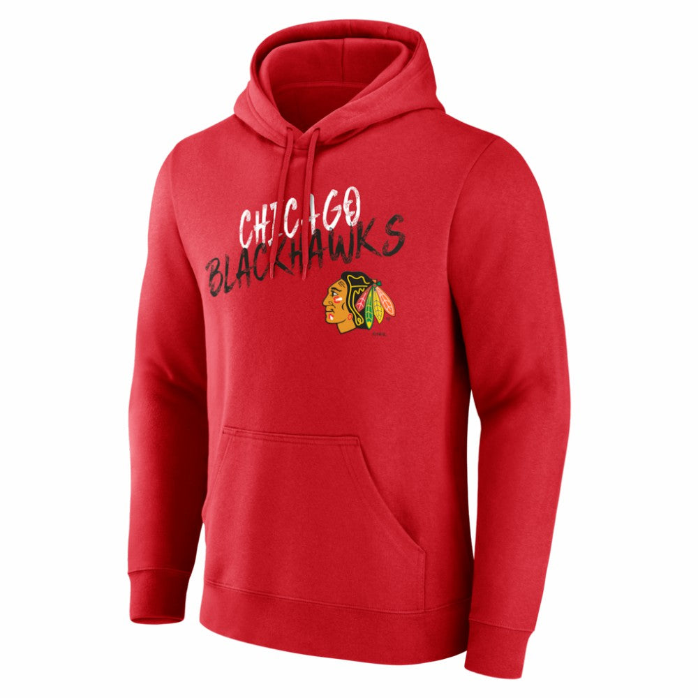 Chicago Blackhawks Hustle Personalized Name & Number Hoodie Red