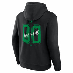 Dallas Stars Hustle Personalized Name & Number Hoodie Black
