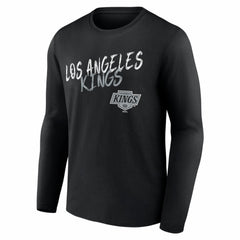 Los Angeles Kings Hustle Personalized Name & Number Long Sleeve T-Shirt Black
