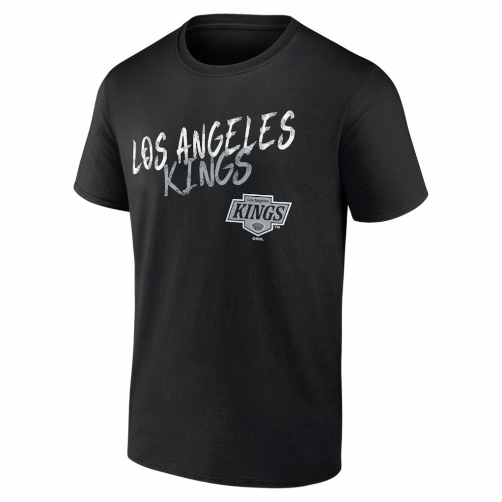 Los Angeles Kings Hustle Personalized Name & Number T-Shirt Black